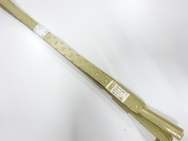 JAPANESE KIMONO / UNUSED KOREI HAND-TIED OBIJIME